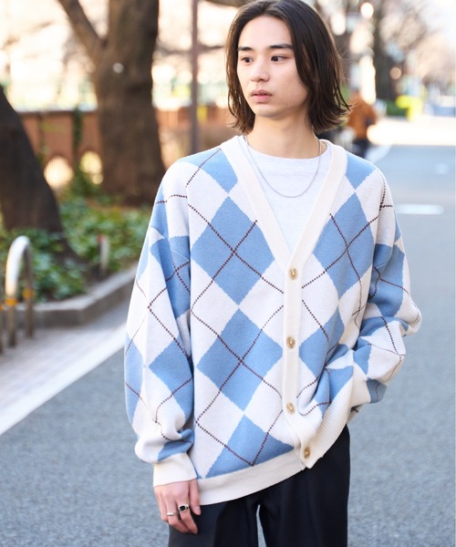 WEGO（ウィゴー）の「WEGO/オーバーフィットパターンカーディガン（カーディガン/ボレロ・メンズ・その他2/その他3/その他1/その他4・LARGE/MEDIUM）」の20枚目の写真