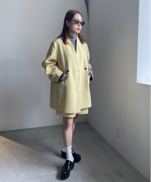 Ameri（アメリ）の「EASY TUCK HALF PANTS（その他パンツ）」 - WEAR