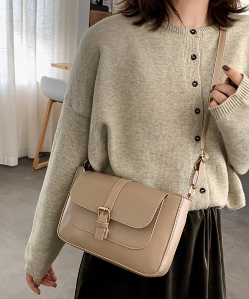 Miniministore（ミニミニストア）の「ショルダーバッグ 斜めがけ レディース（ショルダーバッグ・レディース・ライトブラウン/ブラウン/ベージュ/ブラック・FREE）」の8枚目の写真