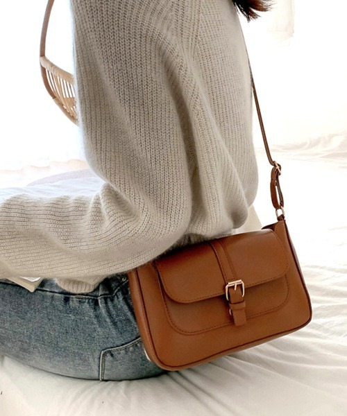 Miniministore（ミニミニストア）の「ショルダーバッグ 斜めがけ レディース（ショルダーバッグ・レディース・ライトブラウン/ブラウン/ベージュ/ブラック・FREE）」の13枚目の写真