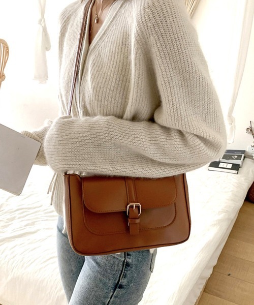 Miniministore（ミニミニストア）の「ショルダーバッグ 斜めがけ レディース（ショルダーバッグ・レディース・ライトブラウン/ブラウン/ベージュ/ブラック・FREE）」の14枚目の写真