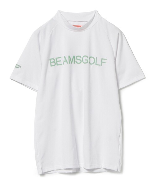 BEAMS GOLF(ビームスゴルフ)の「【ドライ/UVカット/伸縮性】BEAMS GOLF ORANGE LABEL / ラグラン ロゴ モックネックシャツ(Tシャツ/カットソー・メンズ・ブラック/グレー/ホワイト/オレンジ/ネイビー・L/XL/M/S)」の9枚目の写真