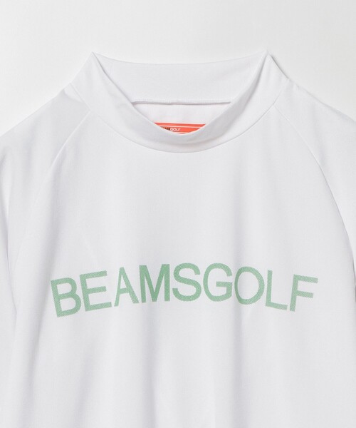 BEAMS GOLF(ビームスゴルフ)の「【ドライ/UVカット/伸縮性】BEAMS GOLF ORANGE LABEL / ラグラン ロゴ モックネックシャツ(Tシャツ/カットソー・メンズ・ブラック/グレー/ホワイト/オレンジ/ネイビー・L/XL/M/S)」の10枚目の写真