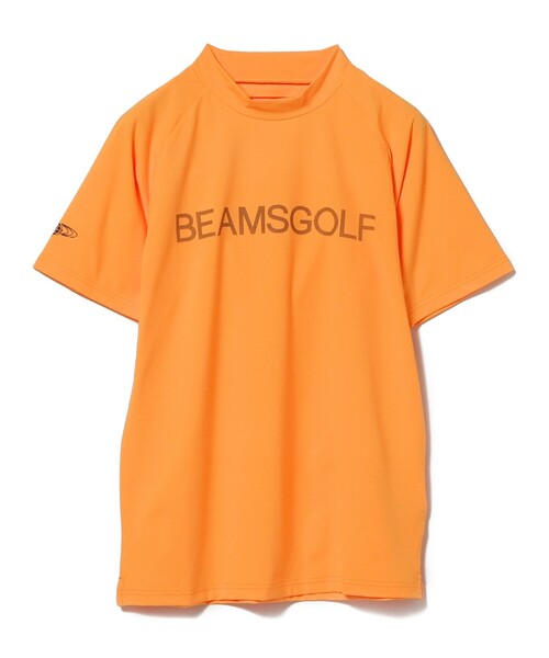 BEAMS GOLF(ビームスゴルフ)の「【ドライ/UVカット/伸縮性】BEAMS GOLF ORANGE LABEL / ラグラン ロゴ モックネックシャツ(Tシャツ/カットソー・メンズ・ブラック/グレー/ホワイト/オレンジ/ネイビー・L/XL/M/S)」の21枚目の写真