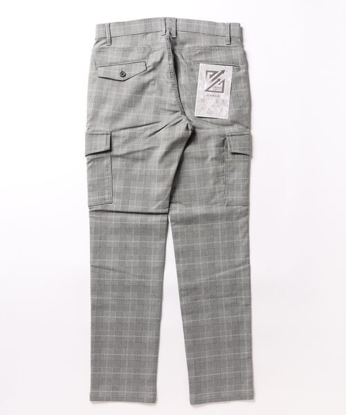 TAKA-Q（タカキュー）の「【抗菌防臭】タカキュー クロスストレッチ カーゴパンツ（カーゴパンツ・メンズ・ベージュ/ホワイト×ブラック/オリーブ・X-LARGE/MEDIUM/LARGE/S）」の4枚目の写真