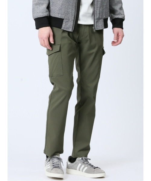 TAKA-Q（タカキュー）の「【抗菌防臭】タカキュー クロスストレッチ カーゴパンツ（カーゴパンツ・メンズ・ベージュ/ホワイト×ブラック/オリーブ・X-LARGE/MEDIUM/LARGE/S）」の3枚目の写真