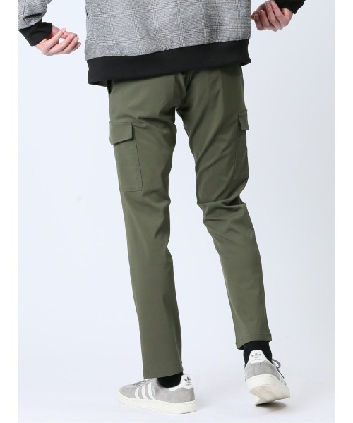TAKA-Q（タカキュー）の「【抗菌防臭】タカキュー クロスストレッチ カーゴパンツ（カーゴパンツ・メンズ・ベージュ/ホワイト×ブラック/オリーブ・X-LARGE/MEDIUM/LARGE/S）」の7枚目の写真