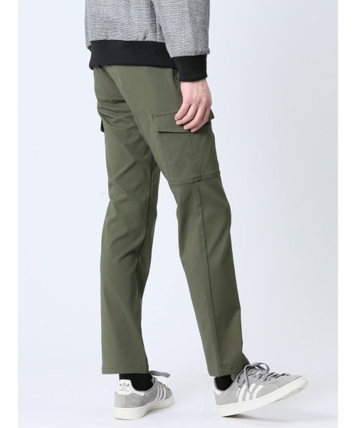 TAKA-Q（タカキュー）の「【抗菌防臭】タカキュー クロスストレッチ カーゴパンツ（カーゴパンツ・メンズ・ベージュ/ホワイト×ブラック/オリーブ・X-LARGE/MEDIUM/LARGE/S）」の8枚目の写真