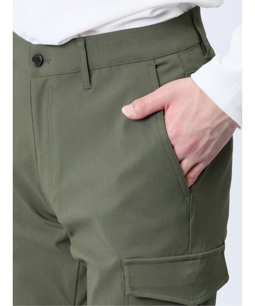 TAKA-Q（タカキュー）の「【抗菌防臭】タカキュー クロスストレッチ カーゴパンツ（カーゴパンツ・メンズ・ベージュ/ホワイト×ブラック/オリーブ・X-LARGE/MEDIUM/LARGE/S）」の12枚目の写真