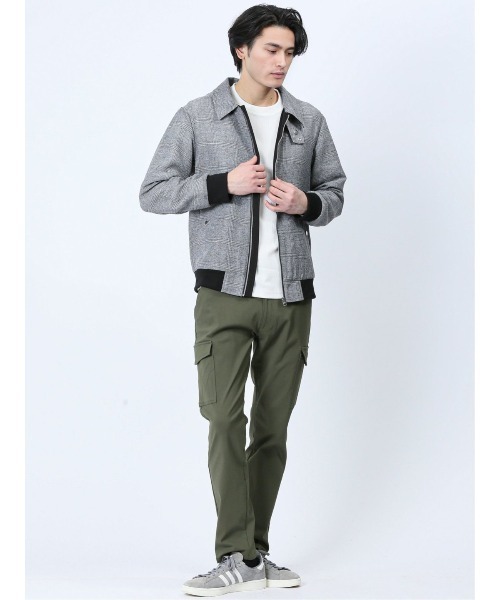 TAKA-Q（タカキュー）の「【抗菌防臭】タカキュー クロスストレッチ カーゴパンツ（カーゴパンツ・メンズ・ベージュ/ホワイト×ブラック/オリーブ・X-LARGE/MEDIUM/LARGE/S）」の5枚目の写真