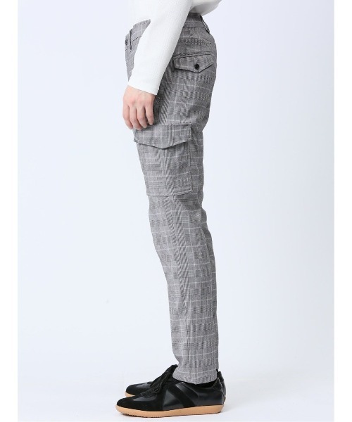 TAKA-Q（タカキュー）の「【抗菌防臭】タカキュー クロスストレッチ カーゴパンツ（カーゴパンツ・メンズ・ベージュ/ホワイト×ブラック/オリーブ・X-LARGE/MEDIUM/LARGE/S）」の19枚目の写真