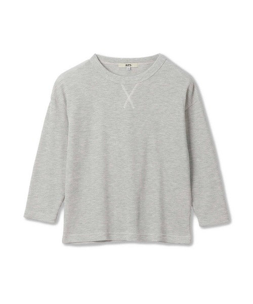 ブランド一覧 | ワールド オンラインストア MPS】デニムシャツレイヤード長袖Tシャツ（シャツ/ブラウス ウェア