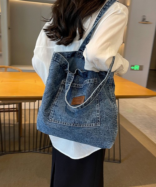 セール】デニムトートバッグ（トートバッグ）｜GLAMOROUS JANE