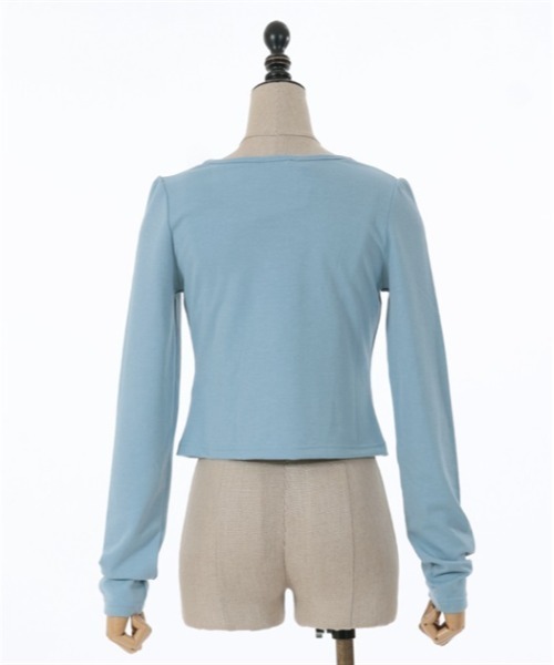axes femme POETIQUE（アクシーズファムポエティック）の「リボントップスキャミセット（Tシャツ/カットソー・レディース・ピンク/サックスブルー/ブラック・MEDIUM）」の19枚目の写真