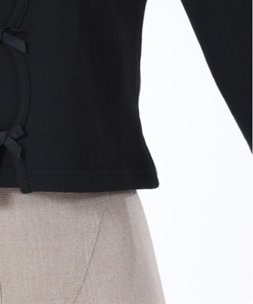 axes femme POETIQUE（アクシーズファムポエティック）の「リボントップスキャミセット（Tシャツ/カットソー・レディース・ピンク/サックスブルー/ブラック・MEDIUM）」の8枚目の写真