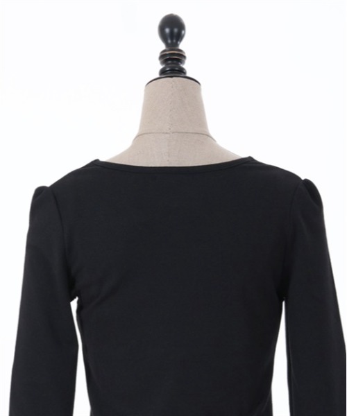 axes femme POETIQUE（アクシーズファムポエティック）の「リボントップスキャミセット（Tシャツ/カットソー・レディース・ピンク/サックスブルー/ブラック・MEDIUM）」の6枚目の写真