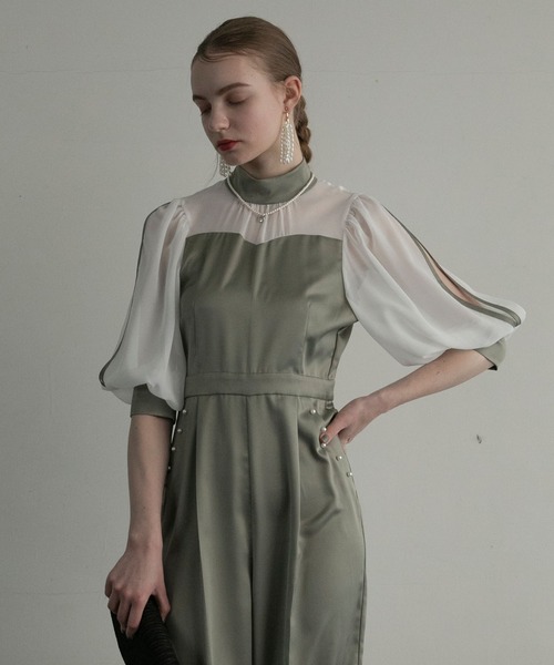 BONLECILL noir（ボンルシールノワール）の「【BONLECILL noir】ハートモチーフパールネックレス（ネックレス・レディース・シルバー/ゴールド・FREE）」の7枚目の写真