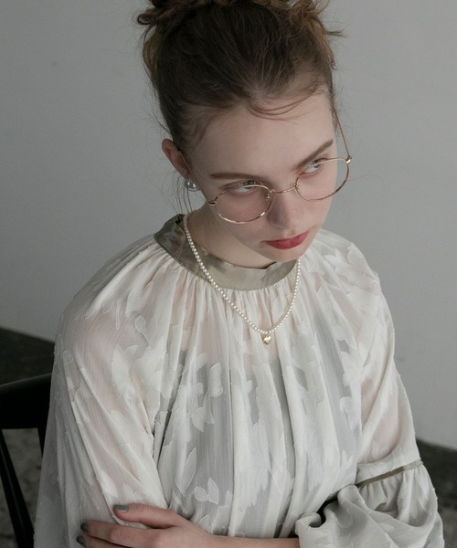 BONLECILL noir（ボンルシールノワール）の「【BONLECILL noir】ハートモチーフパールネックレス（ネックレス・レディース・シルバー/ゴールド・FREE）」の13枚目の写真