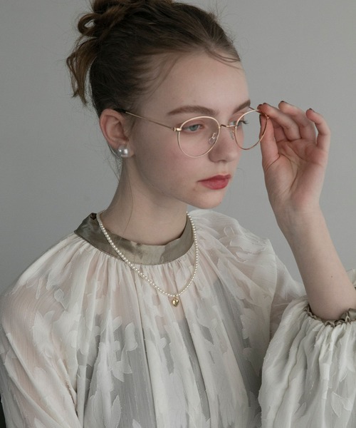 BONLECILL noir（ボンルシールノワール）の「【BONLECILL noir】ハートモチーフパールネックレス（ネックレス・レディース・シルバー/ゴールド・FREE）」の14枚目の写真