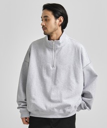 markaware | 【MARKAWARE/マーカウェア】別注 ORGANIC COTTON QUARTER ZIP SWEAT SHORT/別注 オーガニックコットンハーフジップスウェットショート(スウェット)
