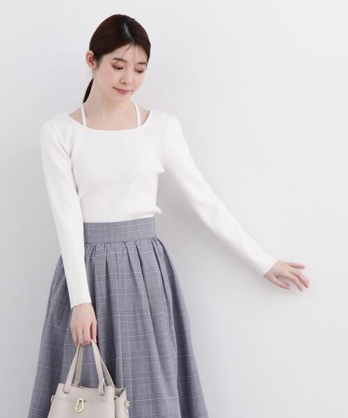 PROPORTION BODY DRESSING（プロポーションボディドレッシング）の「４ｗａｙラリエットニット / 1214170306（ニット/セーター・レディース・ホワイト系その他/ブラック/ブルー・FREE）」の16枚目の写真