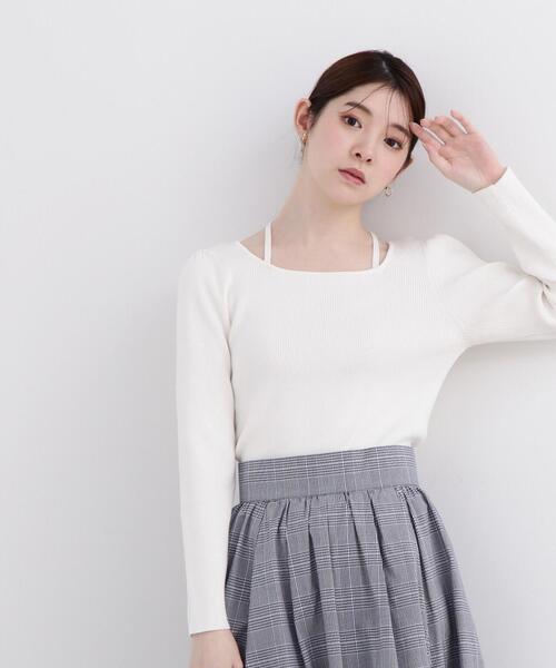 PROPORTION BODY DRESSING（プロポーションボディドレッシング）の「４ｗａｙラリエットニット / 1214170306（ニット/セーター・レディース・ホワイト系その他/ブラック/ブルー・FREE）」の18枚目の写真