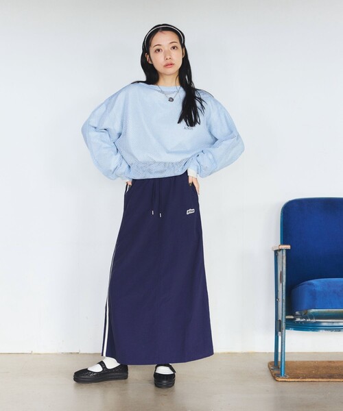 DENHAM JAPAN OFFICIAL | . MESH KNIT SHIRT color : BLUE