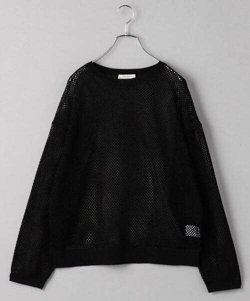 FREAK'S STORE tシャツ カラー メッシュプルオーバー/ ラメ