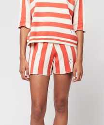 Striped knitted short