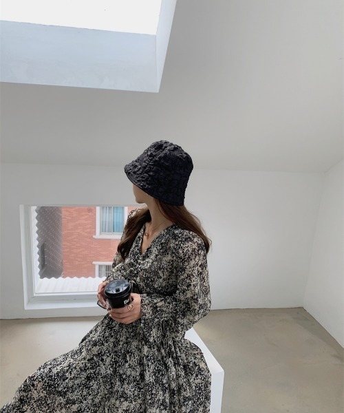 N.s(エヌドットエス)の「花柄シフォンワンピース(ワンピース・レディース・ブラック・M/L)」の16枚目の写真