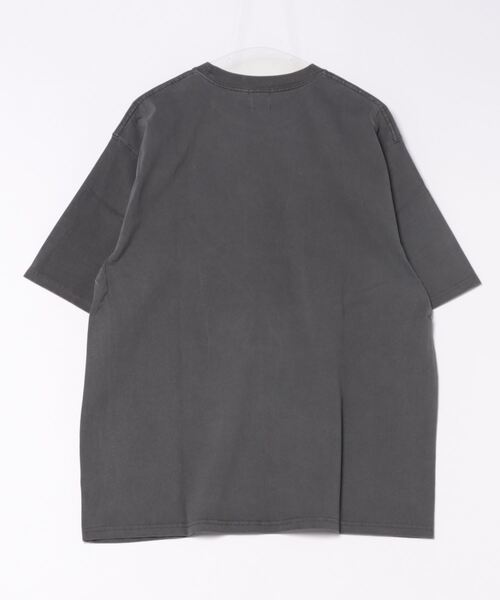 KRIFF MAYER（クリフメイヤー）の「ピグメント蛍光プリント半袖T（Tシャツ/カットソー・メンズ・オフホワイト/チャコール/ネイビー/レッド・MEDIUM/LARGE/X-LARGE）」の5枚目の写真