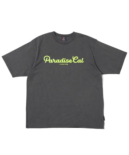 KRIFF MAYER（クリフメイヤー）の「ピグメント蛍光プリント半袖T（Tシャツ/カットソー・メンズ・オフホワイト/チャコール/ネイビー/レッド・MEDIUM/LARGE/X-LARGE）」の3枚目の写真