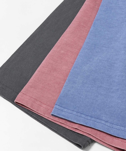 KRIFF MAYER（クリフメイヤー）の「ピグメント蛍光プリント半袖T（Tシャツ/カットソー・メンズ・オフホワイト/チャコール/ネイビー/レッド・MEDIUM/LARGE/X-LARGE）」の11枚目の写真