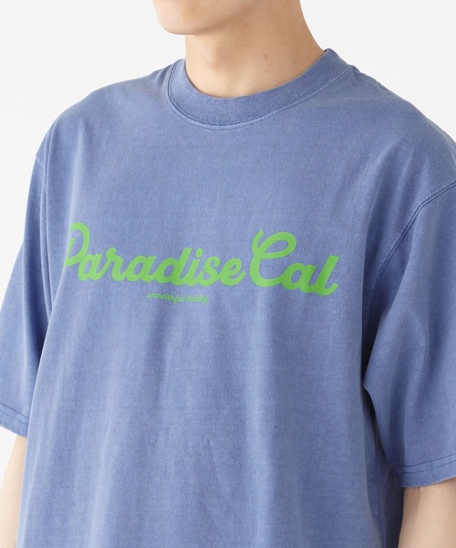 KRIFF MAYER（クリフメイヤー）の「ピグメント蛍光プリント半袖T（Tシャツ/カットソー・メンズ・オフホワイト/チャコール/ネイビー/レッド・MEDIUM/LARGE/X-LARGE）」の10枚目の写真