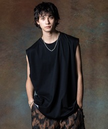 glamb | Oversize Sleeveless T-Shirt / オーバーサイズスリーブレスＴシャツ(Tシャツ/カットソー)