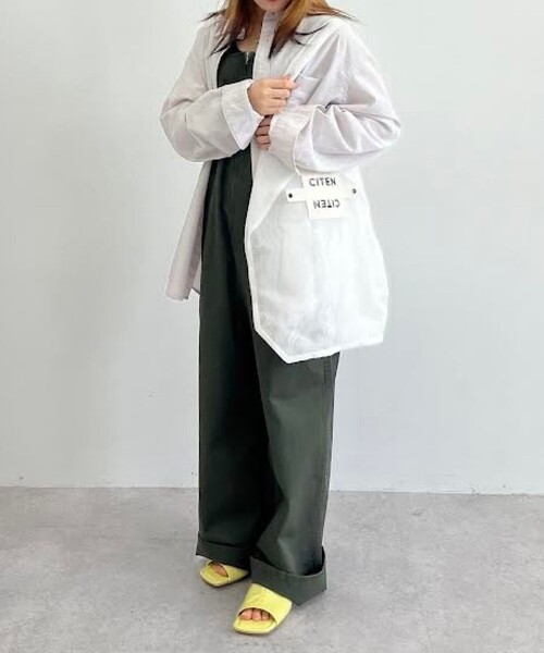 CITEN（シテン）の「＜CITEN＞サッカー ストライプ ボタンダウン シャツ（シャツ/ブラウス・メンズ・ライトグレー・S/M/L）」の14枚目の写真