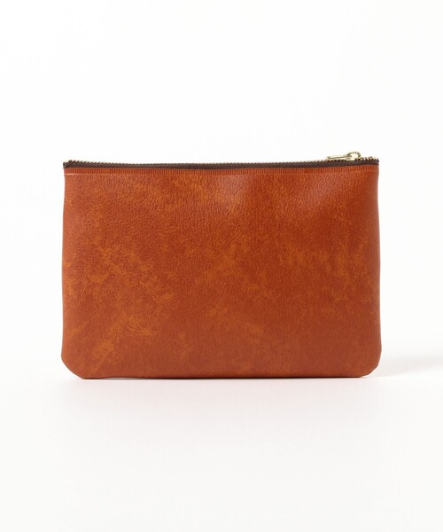 HIGHTIDE（ハイタイド）の「HIGHTIDE / 別注 フラット ポーチ 小（ポーチ・メンズ・レッド/ブラウン/ネイビー/ブラック/オレンジ/グリーン・ONE SIZE）」の12枚目の写真