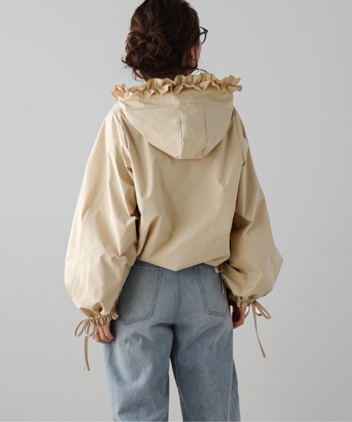 AMELY(エミリー)の「リボンマウンテンパーカー(マウンテンパーカー・レディース・ベージュ/グレー/ブラック・フリー)」の15枚目の写真