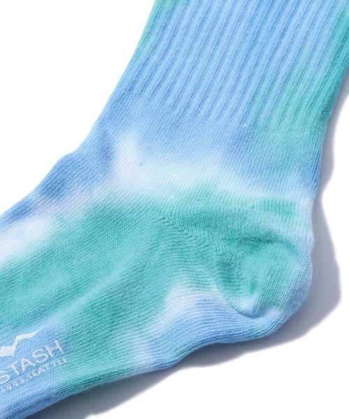 MANASTASH(マナスタッシュ)の「MANASTASH/マナスタッシュ/TIE DYE SOCKS/タイダイソックス(ソックス/靴下・メンズ・ブラック/その他18/レッド・L/M/XL)」の8枚目の写真
