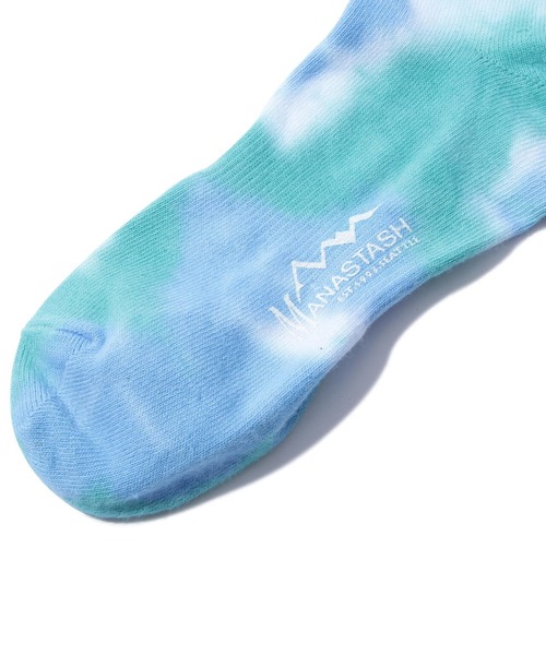 MANASTASH(マナスタッシュ)の「MANASTASH/マナスタッシュ/TIE DYE SOCKS/タイダイソックス(ソックス/靴下・メンズ・ブラック/その他18/レッド・L/M/XL)」の9枚目の写真