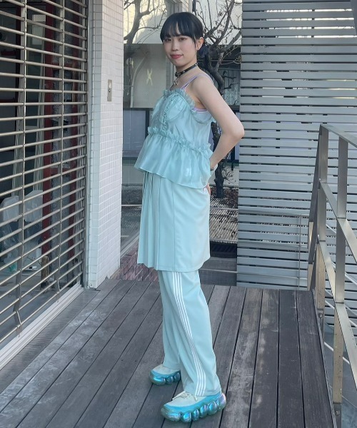 Candy Stripper（キャンディストリッパー）の「SEE THROUGH ビスチェ（キャミソール・レディース・ミント/オフホワイト/ブラック/スモークピンク・2）」の19枚目の写真