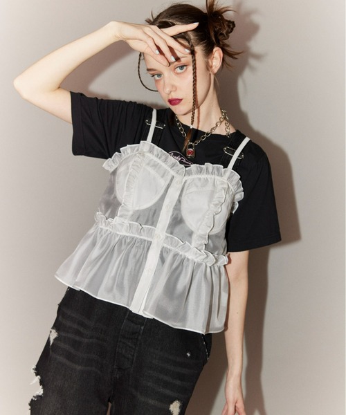 Candy Stripper（キャンディストリッパー）の「SEE THROUGH ビスチェ