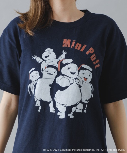 BIRTHDAY BAR（バースデイバー）の「【GHOSTBUSTERS】コットンTシャツ（Tシャツ/カットソー・レディース・ネイビー/ブラック・フリー）」の11枚目の写真