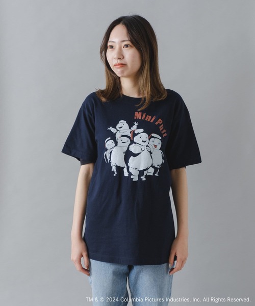 BIRTHDAY BAR（バースデイバー）の「【GHOSTBUSTERS】コットンTシャツ（Tシャツ/カットソー・レディース・ネイビー/ブラック・フリー）」の14枚目の写真