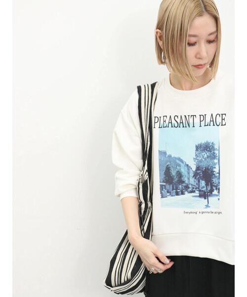 Samansa Mos2 blue(サマンサモスモスブルー)の「ストライプ巾着トートバッグ(ハンドバッグ・レディース・ネイビー/ブラック/ベージュ・F)」の7枚目の写真