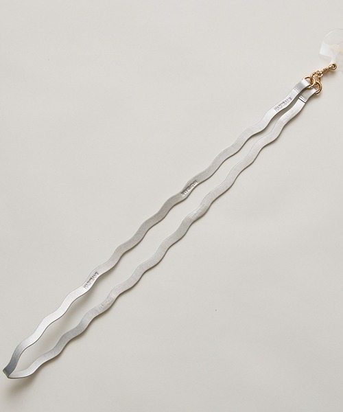 HASHIBAMI（ハシバミ）の「【HASHIBAMI】ウネウネ スマホレザーストラップ（スマホグッズ・レディース・パープル/ライトグリーン系/シルバー/ライトオレンジ系/ブラック/ゴールド/グレイッシュベージュ・FREE）」の15枚目の写真