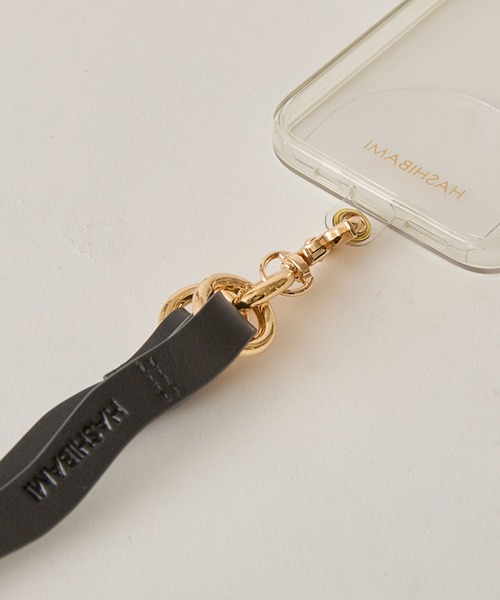 HASHIBAMI（ハシバミ）の「【HASHIBAMI】ウネウネ スマホレザーストラップ（スマホグッズ・レディース・パープル/ライトグリーン系/シルバー/ライトオレンジ系/ブラック/ゴールド/グレイッシュベージュ・FREE）」の19枚目の写真