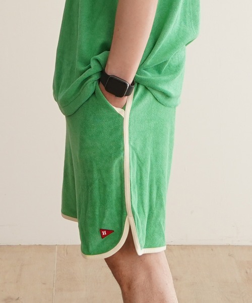 Healthknit(ヘルスニット)の「Healthknit Tri-Blend Pile ハーフパンツ(#55008)(その他パンツ・メンズ・パープル/オレンジ/グリーン・MEDIUM/LARGE)」の21枚目の写真
