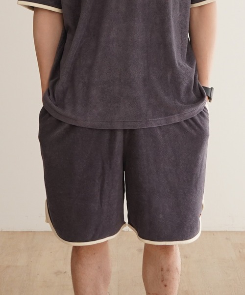 Healthknit(ヘルスニット)の「Healthknit Tri-Blend Pile ハーフパンツ(#55008)(その他パンツ・メンズ・パープル/オレンジ/グリーン・MEDIUM/LARGE)」の11枚目の写真