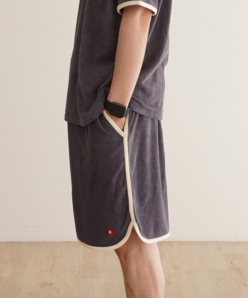 Healthknit(ヘルスニット)の「Healthknit Tri-Blend Pile ハーフパンツ(#55008)(その他パンツ・メンズ・パープル/オレンジ/グリーン・MEDIUM/LARGE)」の12枚目の写真
